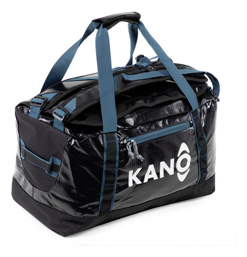 Bolso mochila impermeable negro Kano Outdoor 40L black plegable