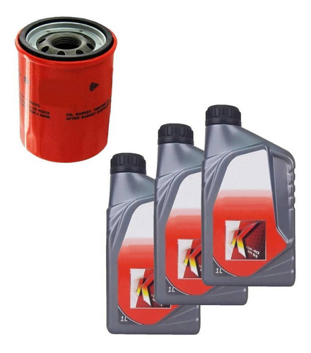 Kit Troca Oleo 15w40 Filtro Motor Fire Uno Palio Idea Doblo