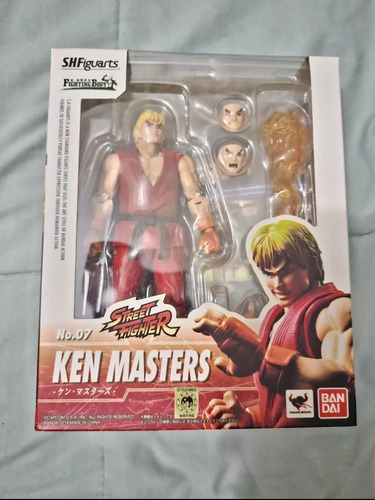 Figura Ken Masters Sh Figuarts Ryu Street Figther Smash Bros