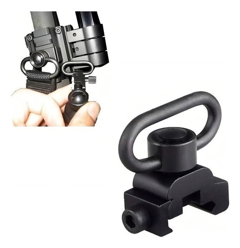 Cabestrillo Riel 20mm Guarda Manos Portafusil Rifle M4 Ar15 Color Negro