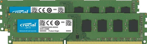 Crucial Ram 16gb Kit (2x8gb) Ddr3 1600 Mhz Cl11 Desktop M...
