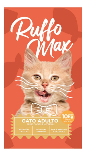 Ruffo Max Adulto 10kg: Salud Y Vitalidad Para Tu Gato Adulto