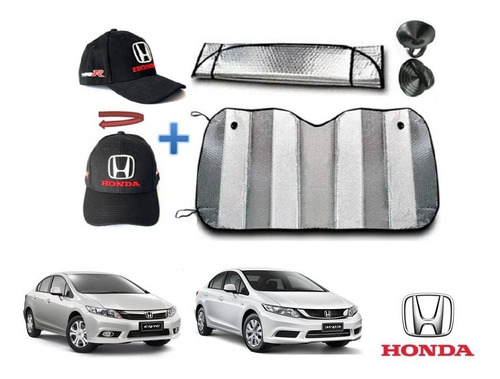 Gorra +sombra Parasol Cubresol Honda Civic 2012 A 2015