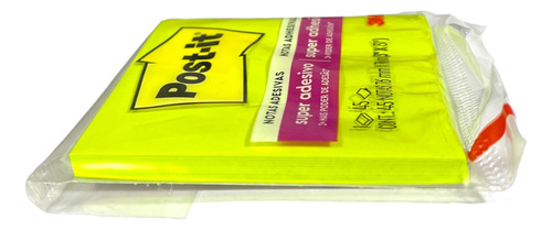 Notas Adhesivas 3m Post It Super Sticky 76x76mm 45 Hojas