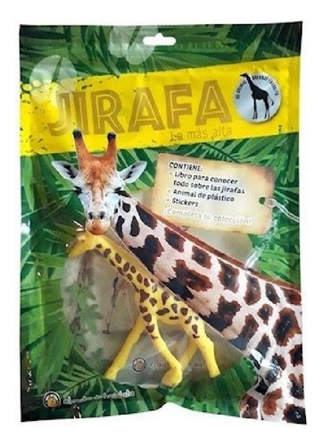 Libro - Jirafa [pack Libro + Animal Plastico + Stickers] (m