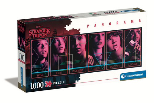 Rompecabezas Stranger Things Panorama 1000 Pz Clementoni Italia Netflix