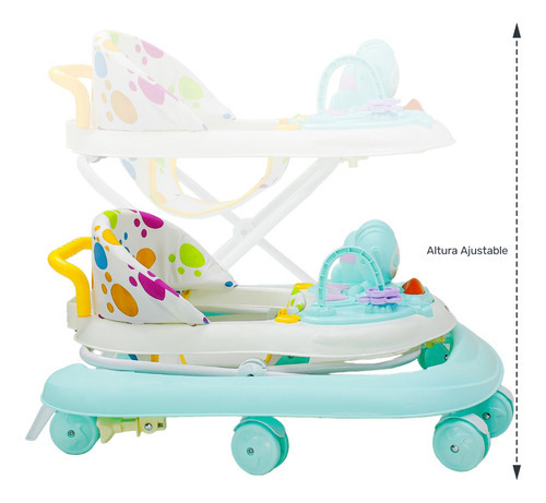 Andador Musical Con Luz Interactivo Plegable 4 Posiciones