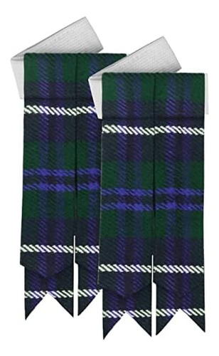 Dss Kilts Scottish Kilt Hose Flashes For Men-socks Flashes F
