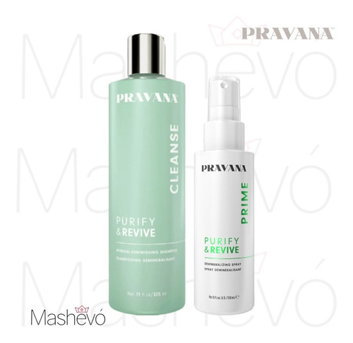 Pravana Dúo Purify & Revive Prime 150ml + Shampoo 300ml