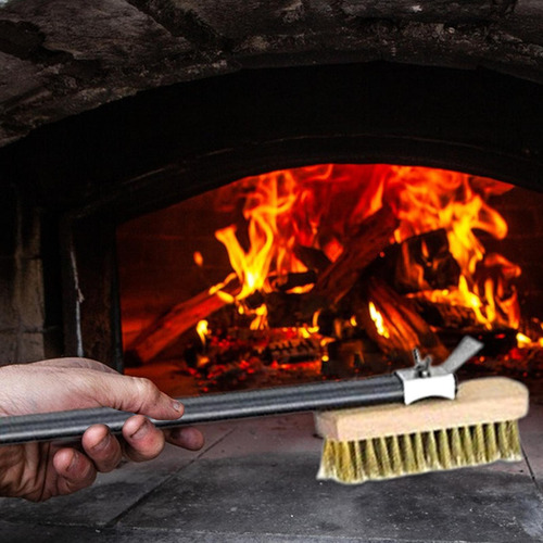 Cepillo Para Horno Con Raspador De Piedra Cepillo Para Limpi