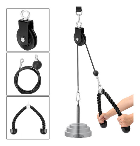 A Sistema De Cables De Polea Diy Para Entrenamiento De