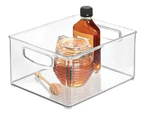 Comprar Idesign Linus Cubo De Almacenamiento De Plástico Con Asas Pa