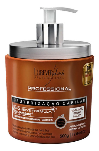 Kit Forever Liss 2 Botox Zero 1k E 1 Cauterização Capilar