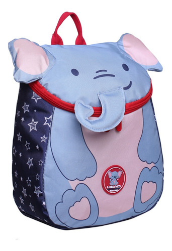 Mochila Toy Infantil Elefante Star Azul Head