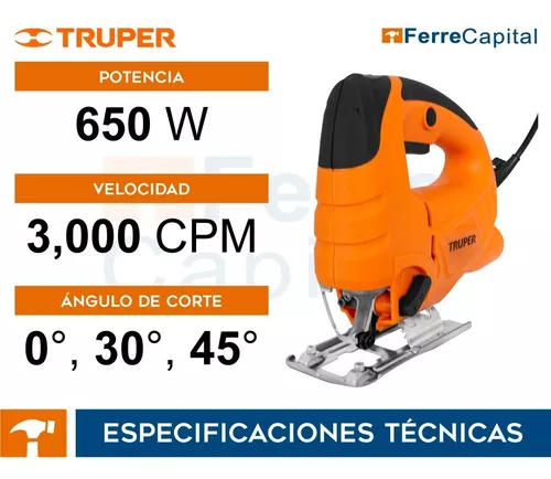  Sierra caladora, profesional, 650 W : Herramientas y