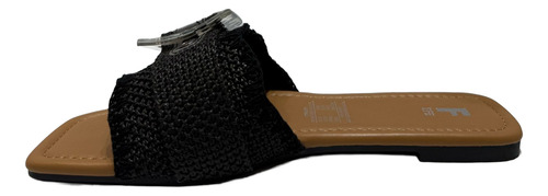Zapato Para Dama Tipo Sandalia De Piso Color Negro
