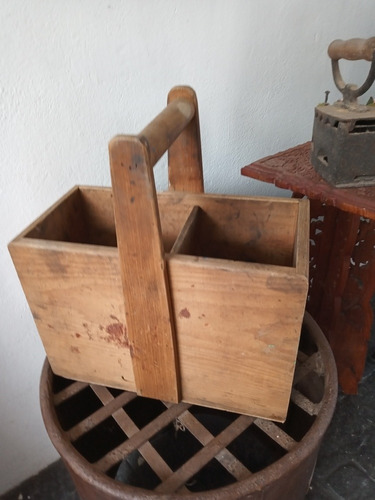 Cajón Caja Matera Madera Maciza Con Asa