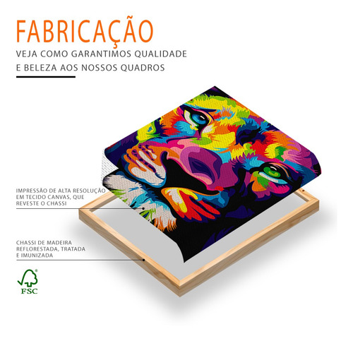 Imagem 3 de 5 de Quadro Decorativo Para Sala Girassol A Flor Do Sol Abstrato