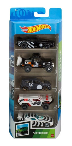 Hot Wheels  5 Pack - Speed Blur - 1/64 - Gtn45