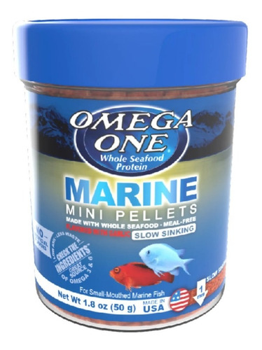 Marine Mini Pellets 50gr Micro Gránulos Peces Marinos Pecera