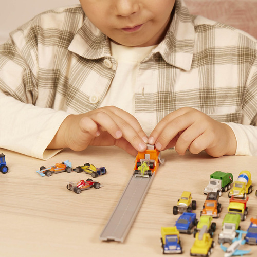 Juego De Coches De Juguete Miniatura Vehículos De Construcci