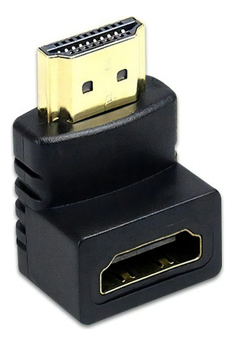 Conector Adaptador Plug Entrada Hdmi 90º Graus Curva