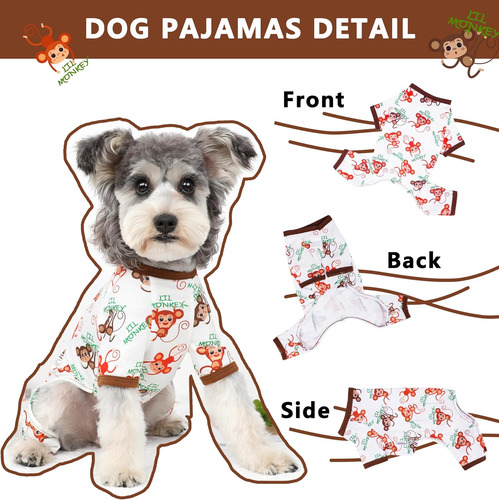 Pajamas Perro Marrón, Lindo, Talla Mediana Para Chica O Chic