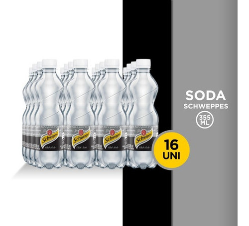 Soda Schweppes Bombita Pet 355ml Promo 16 Unidades