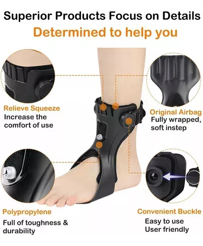 Ortesis Caída Corrector Inversión Del Pie, Zapato Portátil