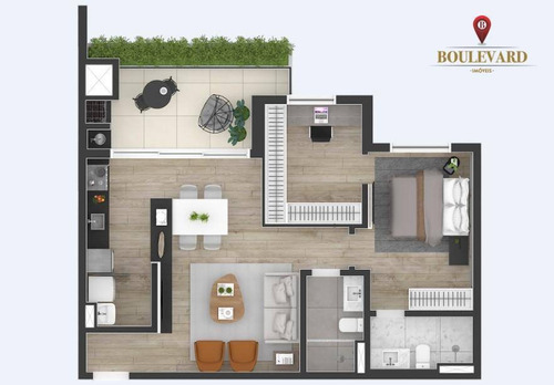 Apartamentos Bosco Centrale, Com 2 Dormitórios À Venda A Partir De R$ 647.700 - Centro - Curitiba/pr - Ap0357