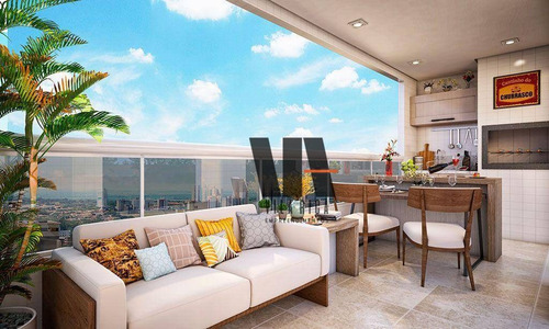 Imagem 4 de 30 de Breve Lançamento, Triplex Luxo, 5 Dormitórios E 3 Vagas, Guilhermina - Praia Grande - At0001