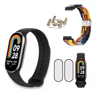 Xiaomi Smart Band Mi Band 8 + 1 Pulseira + 2 Películas Nf