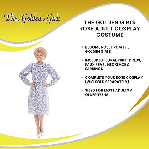 Toynk The Golden Girls Disfraz De Cosplay Para Adultos Rose