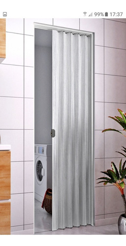 Imagen 5 de 6 de Puerta Plegable Pvc Relieve Real Imitacion Madera