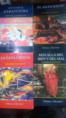 Lote De 4 Libros Nuevos De Friedrich Nietzsche Libros