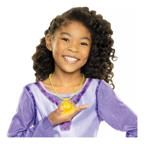 Collar Con Estrella Brillante Wish Disney Color Amarillo
