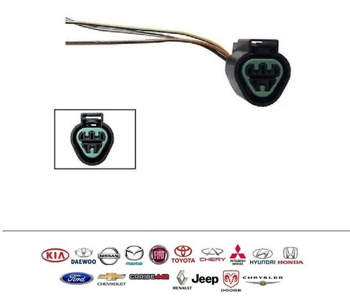 Conector Sensor Cigüeñal Mitsubishi Galant Lancer Eclipse