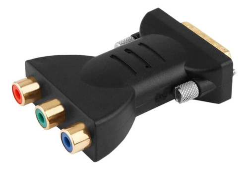 Chapado En Oro - +5 A 3 Rca Adaptador Convertidor De