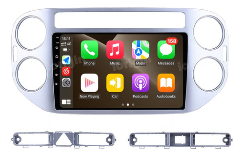 Radio Multimedia Carplay Para Volkswagen Tiguan 2010-2016