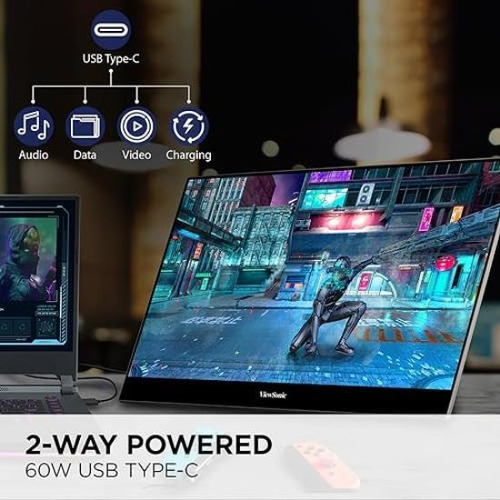 Viewsonic Vxk-oled Monitor Oled Portátil 4k Uhd De 15,6 PuLG