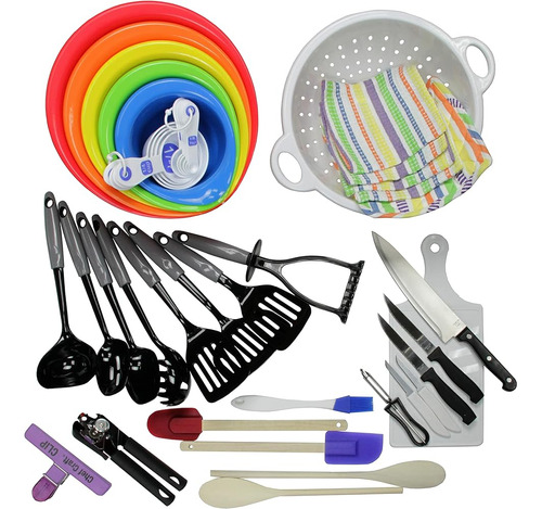 Chef Craft Basic Kitchen Tool / Gadget Starter Set, 41 Pieza