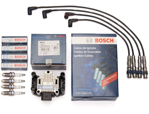 Bobina Cables Bujias Bosch Vw Gol Power 1.4 2011 2012 2013