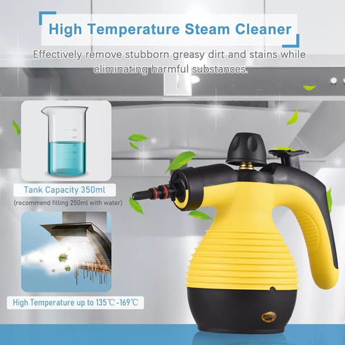 Máquina De Limpeza.vapor Portátil 1050w Multifuncional Com