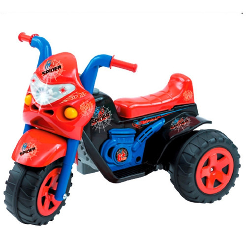 Moto Elétrica Gp Raptor Spider Bateria 6v Com Luz E Som