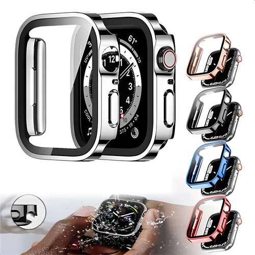 Protector Case Mica Para Apple Watch Series Se 6 5 4 3 2 1