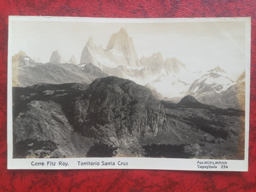 Santa Cruz Cerro Fitz Roy Postal F. Kohlmann 234