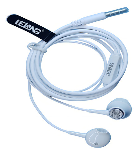 Fone Com Fio Lelong Le0232 Cor Branco
