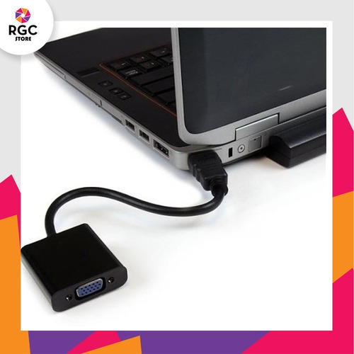 Convertidor Hdmi A Vga Cable Adaptador Conversor Audio 1080p