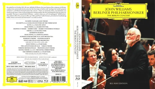 Blu Ray John Williams - The Berlin Concert Autorado