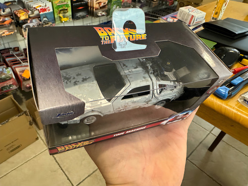 Jada 1/32 Time Machine Frost Delorean De volta ao futuro DMC Cor cinza